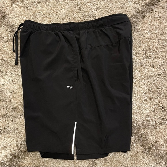 DSG Men's Athletic 2 in 1 Shorts with Liner Black - Medium - Picture 5 of 7
